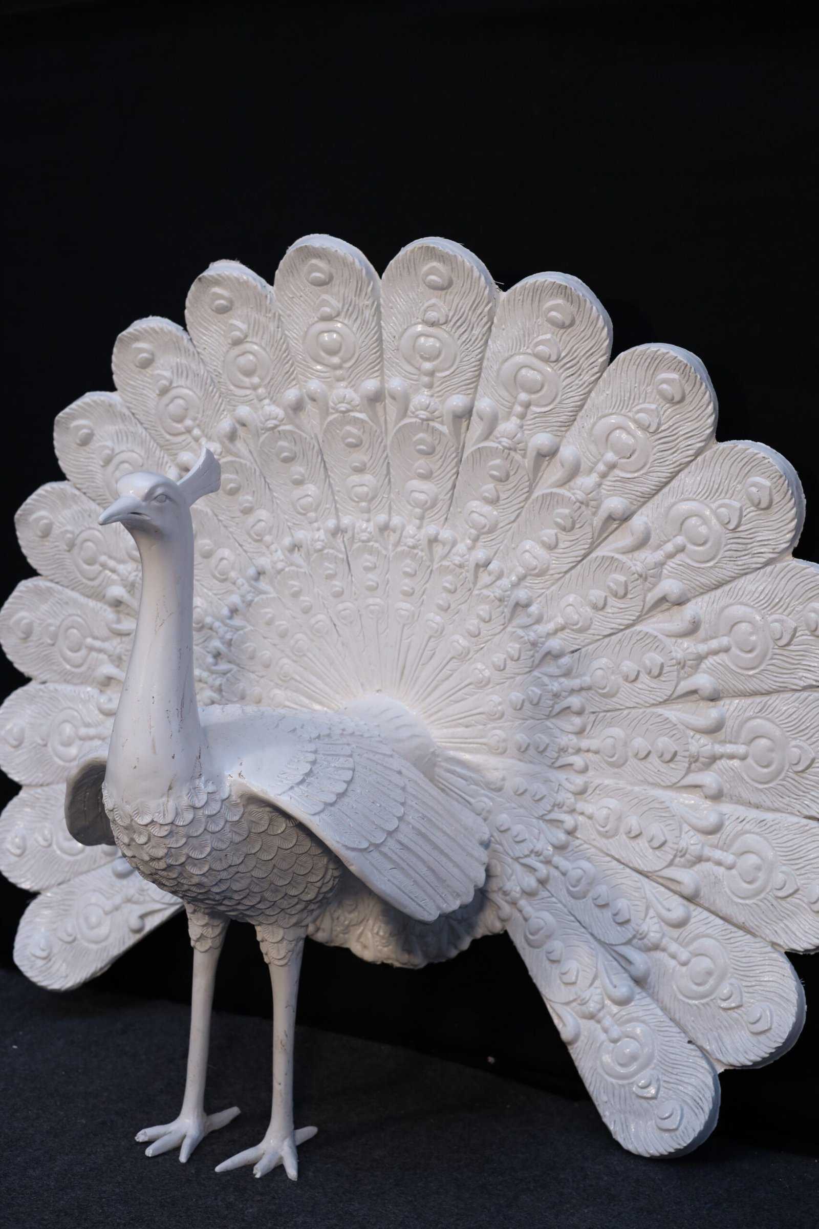 Majestic Peacock Statue