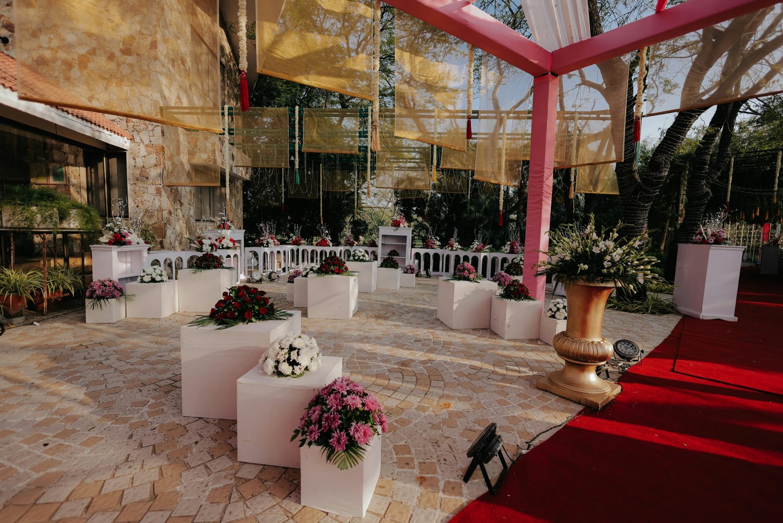 Royal event setup